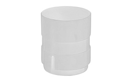 Муфта трубы BRAAS, 150/100 мм, ПВХ, белый