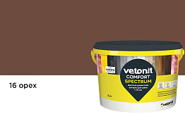 Затирка для швов vetonit comfort spectrum, 16 орех, 2 кг