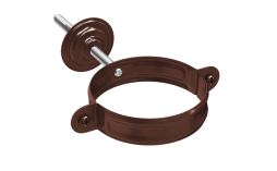 Хомут с комплектом крепления Aquasystem PE dRain RAL 8017 D 90 мм