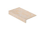 Клинкерная ступень прямоугольная Stroeher Keraplatte Roccia 833 corda 294х175х52х10 мм