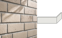 Клинкерная плитка угловая Stroeher Farbklang, 2113 light beige, 240*71*14 мм