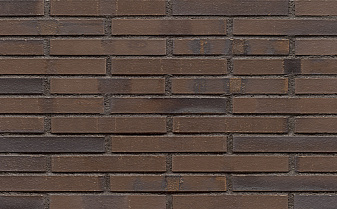Кирпич клинкерный Westerwaelder Klinker Nr 33AKS Schwarz-braun Kohle Spezial, 290*60*40 мм