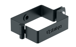 Хомут для трубы Qstalyo RAL 7016 для системы D 125/80*80 мм