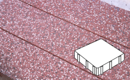 Плитка тротуарная Готика, Granite FINO, Квадрат В.3.К.8, Емельяновский, 300*300*80 мм