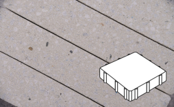 Плитка тротуарная Готика, City Granite FINERRO, Квадрат Б.3.К.6, Мансуровский, 300*300*60 мм