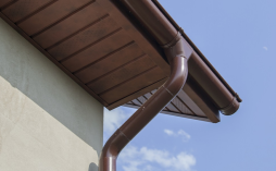 Водосточная система Grand Line Rooftop dRain PU 125/90 мм, RAL 8017