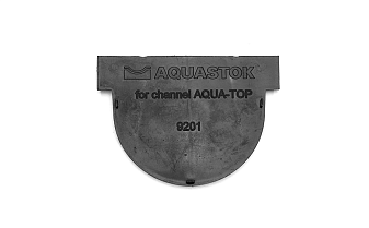 Заглушка пластиковая для лотков водоотводных AQUASTOK AQUA-TOP