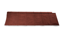 Композитная черепица рядовая Metrotile ISlate Red
