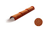 Конек полукруглый тройной Metrotile, Terracotta