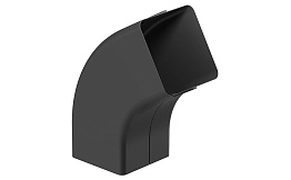 Колено Galeco 72 градуса для системы STAL 2 D 125/80*80 мм, RAL 7015