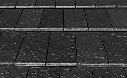 Керамическая черепица рядовая La Escandella Planum, Blackstone Klinker