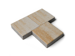 Плитка тротуарная Квадрат Б.1.К.8 искусственный камень степняк, 300*300*80 мм