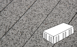 Плитка тротуарная Готика, Granite FINERRO, Скада без фаски В3.П.10, Цветок Урала, 225*150*100 мм