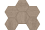 Мозаика Hexagon Estima Classic Wood CW02, неполированный 285*250 мм