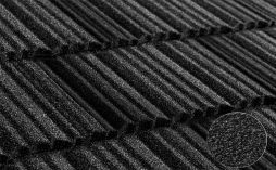Композитная черепица рядовая Metrotile Shake Black