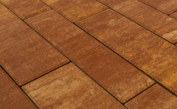 Плитка тротуарная BRAER Домино Color Mix Каньон, 120/160*60 мм