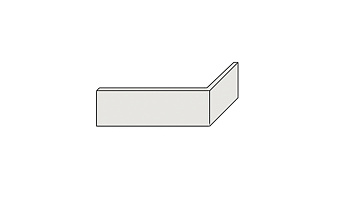 Клинкерная плитка угловая Roben Faro Schwarz nuanciert glatt, 240*71*115*14 мм