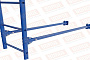 Лестница фасадная Borge (нижняя секция) оцинкованная RAL 5005, 2,7 м