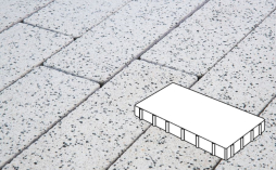 Плитка тротуарная Готика, City Granite FINERRO, Плита Б.6.П.10, Покостовский, 600*200*100 мм