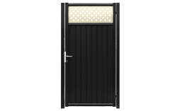 Калитка Grand Line Estet Plus, RAL 7024, RAL 1013, 2000*1000 мм