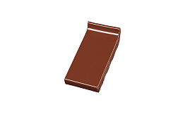 Клинкерный водоотлив Terca Light brown глазурованный, 215*105*30 мм