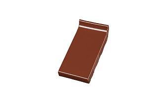 Клинкерный водоотлив Terca Light brown глазурованный, 215*105*30 мм