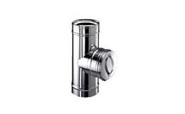 Тройник с прочисткой Schiedel ICS 50 T200 PI, D 200/300 мм