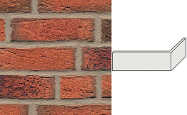 Клинкерная плитка угловая ручной формовки Feldhaus Klinker NF 14 W687 sintra terracotta linguro 240*71*115*14 мм