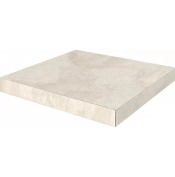 Ступень угловая клееная KERAMA MARAZZI Роверелла бежевый светлый необрезная, 330*330*9 мм