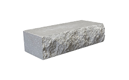 Кирпич гиперпрессованный Акварид, Дикий камень (ложок), Серый, полнотелый, 250*100*88 мм