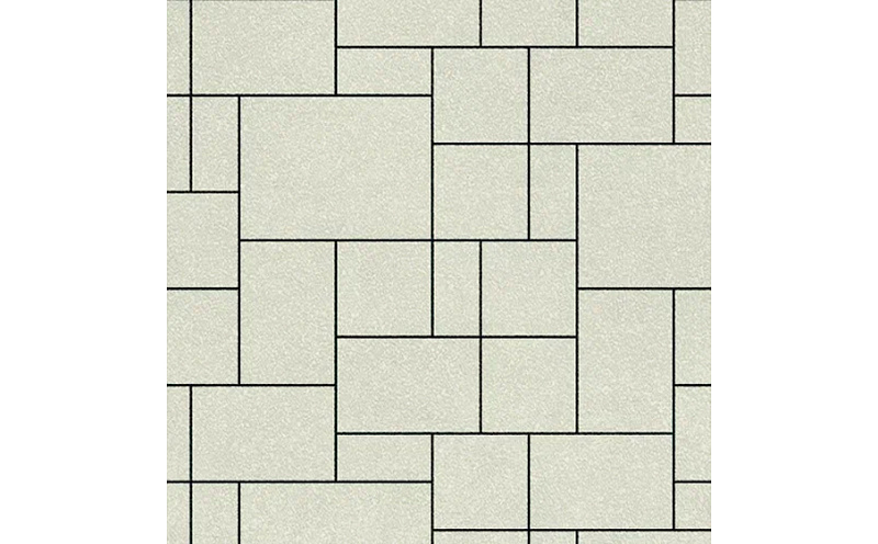 Плитка тротуарная SteinRus Инсбрук Альпен Б.7.Псм.6, Native, слоновая кость, толщина 60 мм