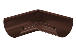 Угол желоба внутренний Aquasystem PE dRain RAL 8017 D 90 мм