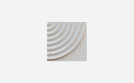 3D-плитка ARCHITECTILES Asperitas облегченная под покраску, № 6 Seis, белый, 120*120*15 мм