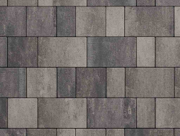 Плитка тротуарная Старый город Б.1.Фсм.6 колормикс гладкий туман, комплект 3 шт, толщина 60 мм