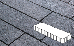 Плитка тротуарная Готика, City Granite FINERRO, Плита Б.3.П.10, Амфиболит, 500*125*100 мм