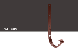 Металлический кронштейн Galeco длинный усиленный для системы STAL D 120/90 мм, RAL 8019