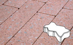 Плитка тротуарная Готика, Granite FINERRO, Зигзаг/Волна Б.2.Ф.6, Травертин, 225*112,5*60 мм