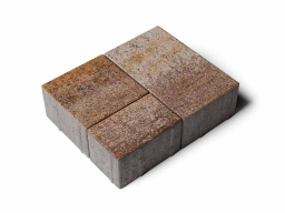 Плитка тротуарная Старый город Б.1.Фсм.8 искусственный камень доломит, комплект 3 шт, толщина 80 мм