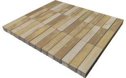 Плитка тротуарная BRAER Ригель 2.0 Color Mix Саванна 320*80*60 мм