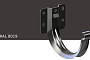 Кронштейн KROP STAL металлический короткий для системы D 150/100 мм, RAL 8019