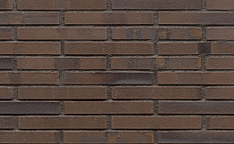 Кирпич клинкерный Muhr 33AKS Schwarz-braun Kohle Spezial гладкий, 290*60*40 мм