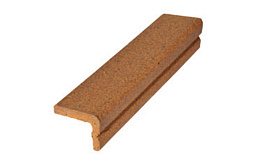 Клинкерная плитка угловая Terraklinker (Gres de Breda) Natural модель A, 250*70*70*20 мм