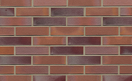 Кирпич клинкерный Muhr 14 Rotblau-bunt гладкий, 290*90*71 мм