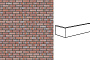 Клинкерная плитка угловая King Klinker Old Castle Wall street HF37, 240*71*115*10 мм