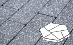 Плитка тротуарная Готика, City Granite FINERRO, Полигональ Б.8.Фсм.8, Суховязкий, 893*780*80 мм