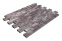Плитка тротуарная SteinRus Прямоугольник А.6.П.4, гладкая, Мокко, 200*100*40 мм