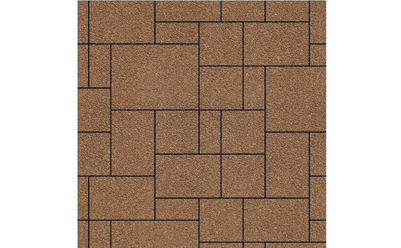 Плитка тротуарная SteinRus, Инсбрук Альпен Б.7.Псм.6, Native, бежевый, толщина 60 мм