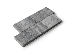 Плитка тротуарная Антара Б.1.АН.6 искусственный камень шунгит, комплект 6 шт, толщина 60 мм