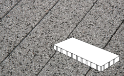 Плитка тротуарная Готика, City Granite FINERRO, Плита Б.8.П.10, Цветок Урала, 800*400*100 мм