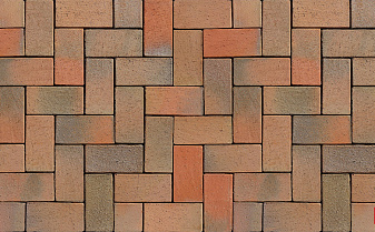 Клинкерная брусчатка Westerwaelder Klinker WK112RB40 Design Rot braun PK, 200*100*40 мм